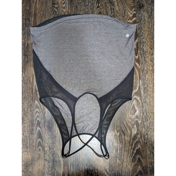 Lululemon Run Off Route Tank Top Black Mesh Size Small/Medium - Picture 5 of 10